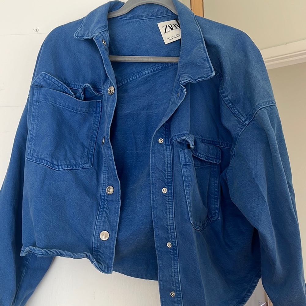 Zara denim jacket NWOT